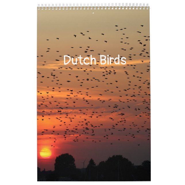 Calendario Hollandse vogels Kalender aan te passen (Tapa)