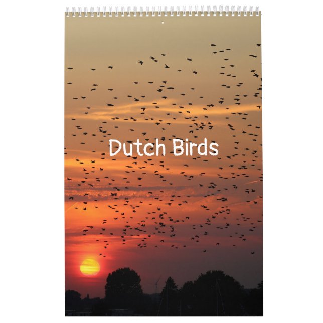 Calendario Hollandse vogels Kalender aan te passen (Tapa)