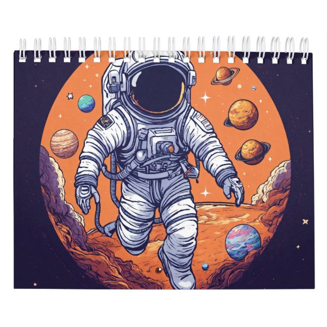 Calendario Hombre espacial (Tapa)