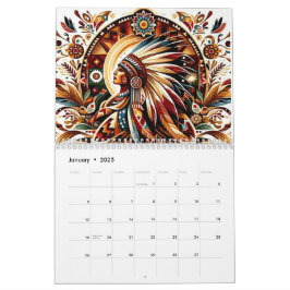 Calendario Hombre nativo americano