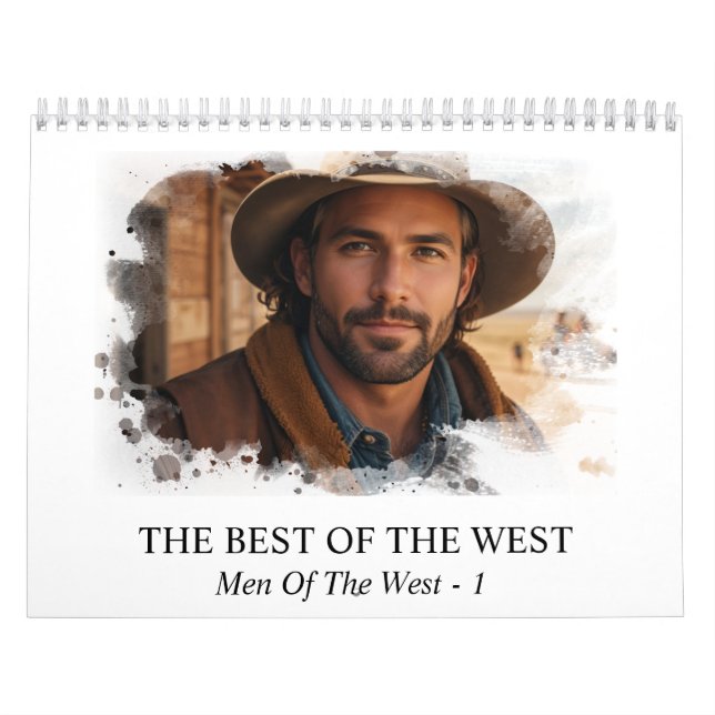 Calendario *~* Hombres AP59 Hombre Vaquero Oeste salvaje 1 Ca (Tapa)