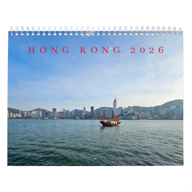 Calendario Hong Kong 2026 calendar (Tapa)