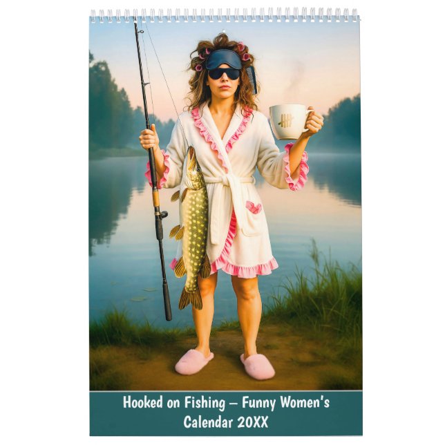 Calendario Hooked on Fishing – Funny Women’s (Tapa)