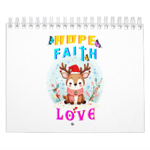 Calendario Hope Faith Love