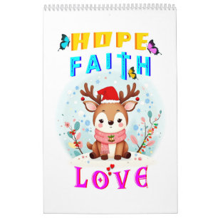 Calendario Hope Faith Love