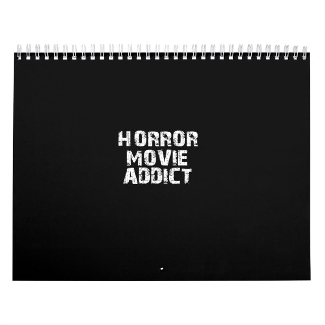 Calendario horror movie addict (Tapa)