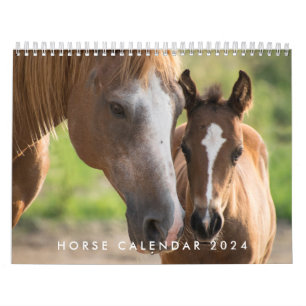 Calendario Horse Calendar 2024 con tus fotos