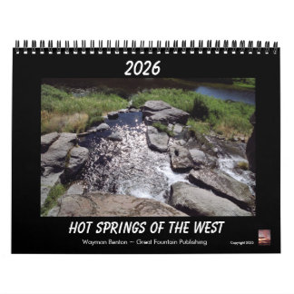 Calendario HOT SPRINGS OF THE WEST Calendar