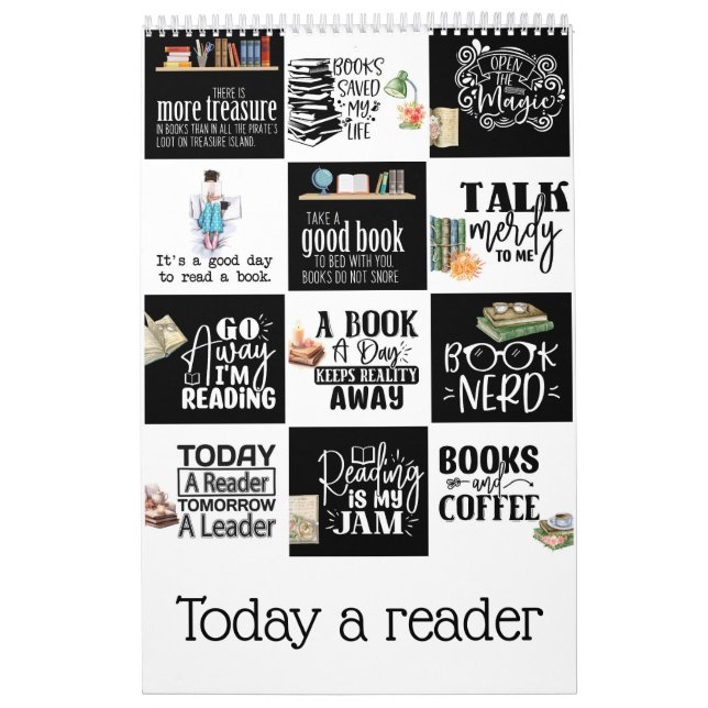 Calendario Hoy un lector (Tapa)