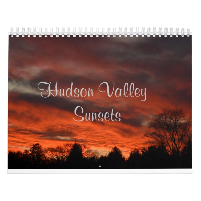 Calendario Hudson Valley Sunsets (Tapa)