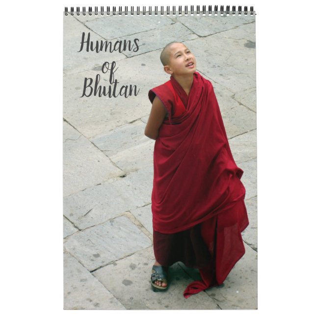 Calendario humanos de Bután fotografía (Tapa)