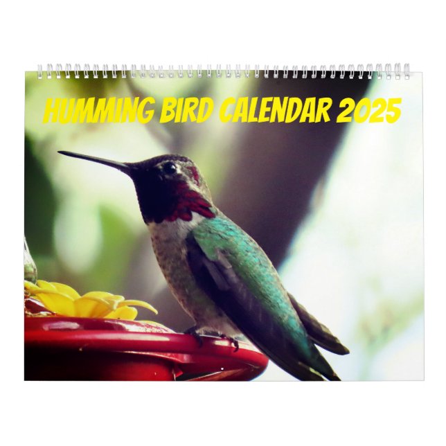 Calendario Humming Bird 2025 LargeCalendar, White (Tapa)