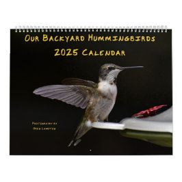 Calendario Hummingbirds de 11" x 14,25"