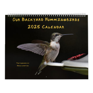 Calendario Hummingbirds de 11" x 14,25"