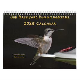 Calendario Hummingbirds de 8,5" x 11"