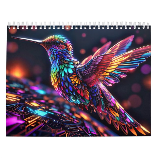 Calendario Hummingbirds en movimiento 2026 (Tapa)