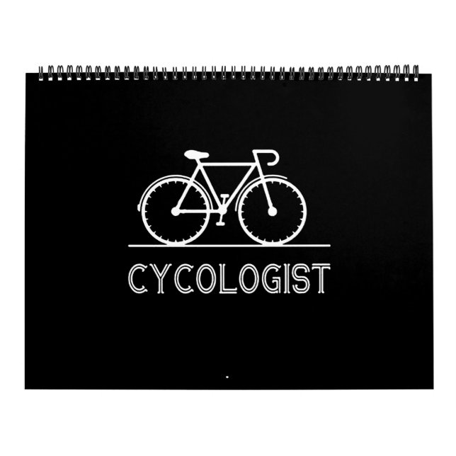 Calendario Humor de bicicleta divertida para ciclistas (Tapa)