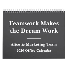 Calendario Humor de la vida del equipo de oficina divertido 2
