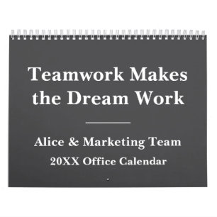 Calendario Humor de la vida del equipo de oficina divertido 2