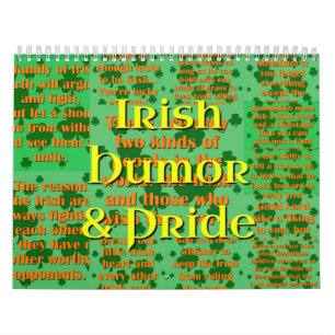 Calendario Humor y orgullo irlandeses
