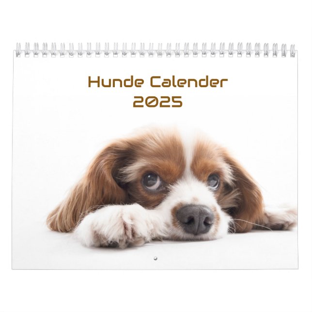 Calendario Hunde Calender 2025 (Tapa)