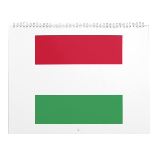 Calendario Hungary Flag Emblem (Tapa)