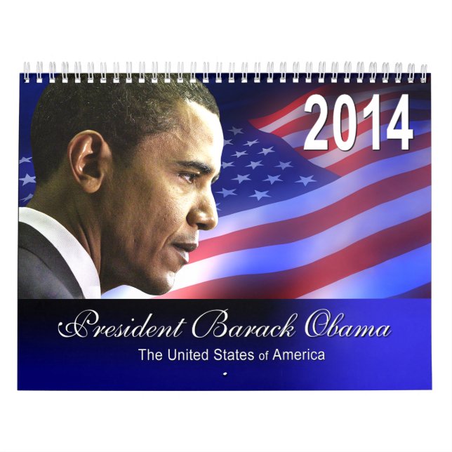 Calendario I del Colectible Keepsake de Obama de 2 (Tapa)