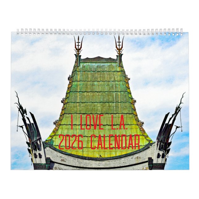 Calendario I LOVE L.A. 2026 Calendar (Tapa)