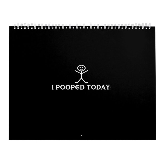 Calendario i pooped today (Tapa)