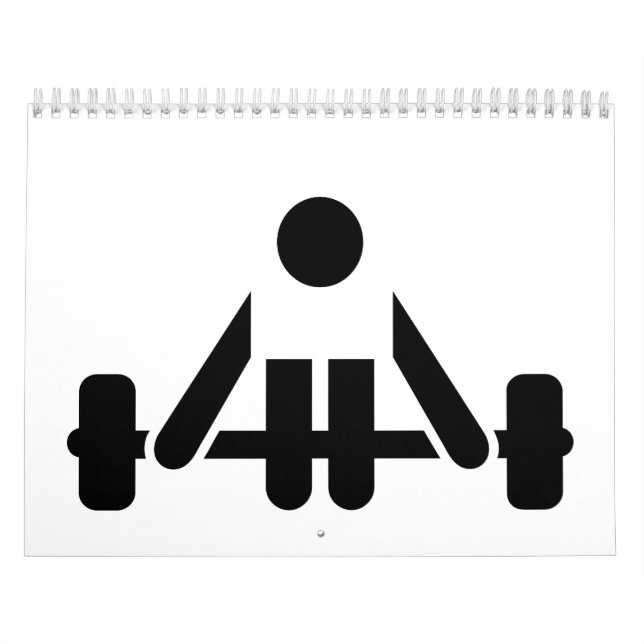 Calendario Icono de Powerlifting (Tapa)