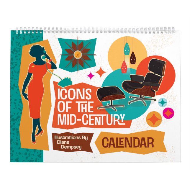 Calendario Icons Of The Mid-Century (Tapa)