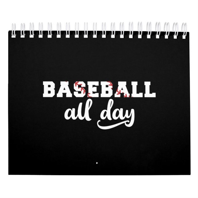 Calendario Ideas del entrenador de béisbol (Tapa)