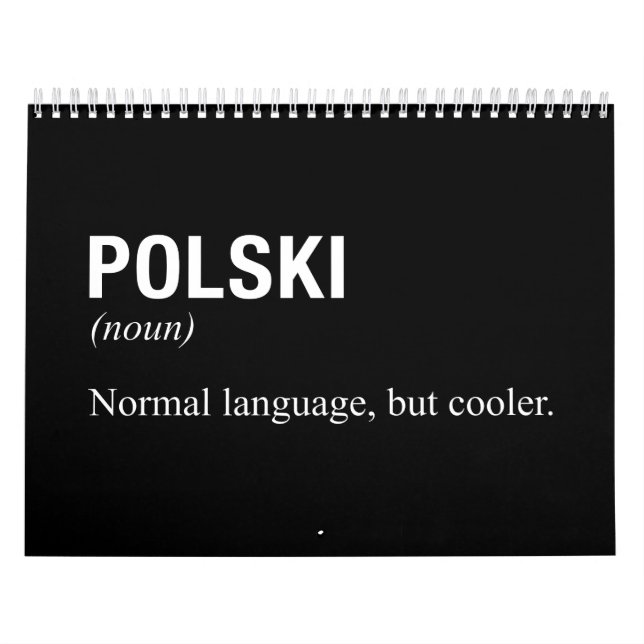 Calendario Idioma POLACO (Tapa)