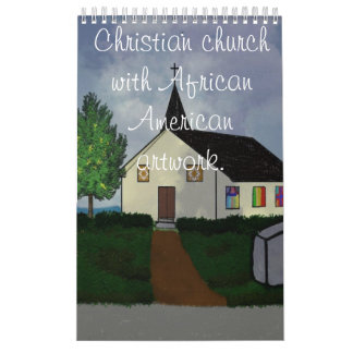 Calendario Iglesia cristiana con las ilustraciones