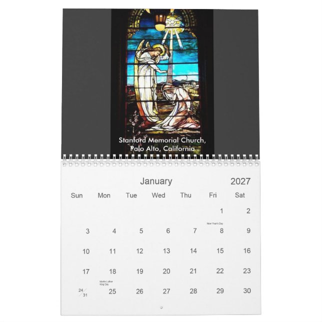 Calendario Iglesia Windows (Jan 2027)