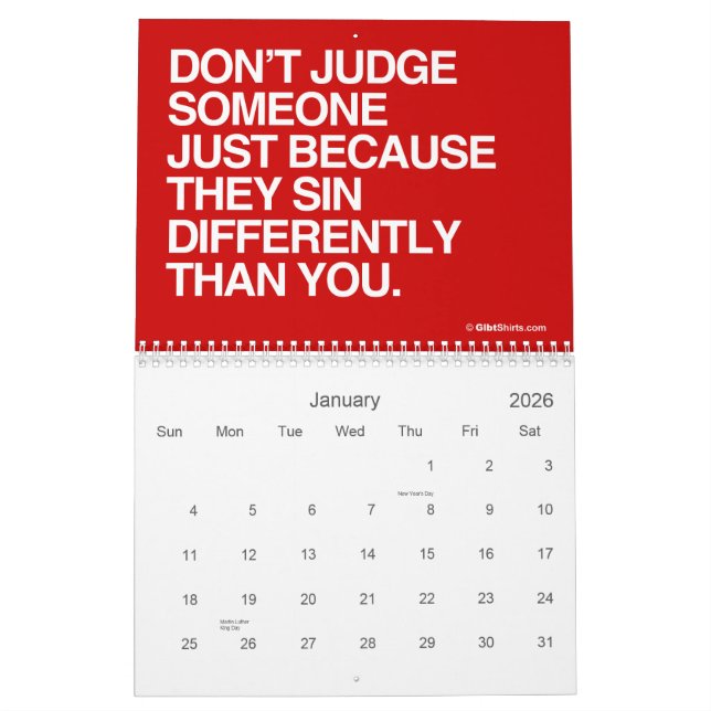 CALENDARIO IGUALDAD DE LGBT (Jan 2026)