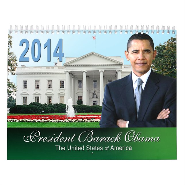 Calendario II del Colectible Keepsake de Obama par (Tapa)