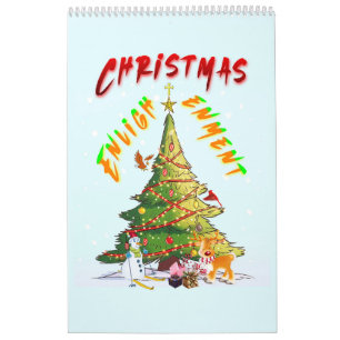 Calendario Ilustración de navidades