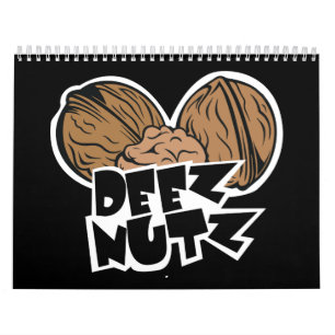 Calendario Ilustracion divertido de Deez Nutz