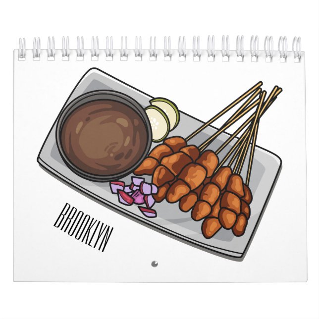 Calendario Ilustracion personalizado de alimentos (Tapa)