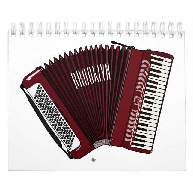 Calendario Ilustracion personalizado de instrumentos musicale (Tapa)