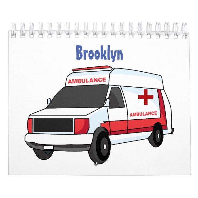 Calendario Ilustracion personalizado de transporte (Tapa)