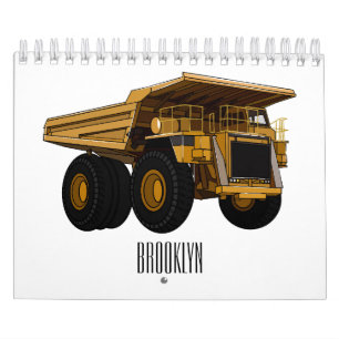 Calendario Ilustracion personalizado de transporte