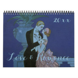 Calendario Ilustracion vintage Amor y Romance