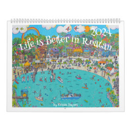 Calendario Ilustraciones caribeños de Kristin Calendar