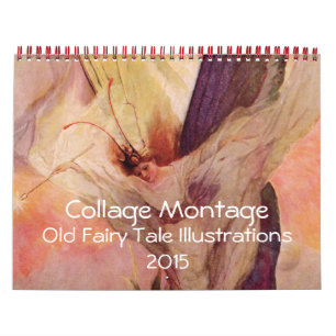 Calendario Ilustraciones de cuento de hadas antiguas