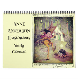Calendario Ilustraciones de cuentos de hadas victorianos de A