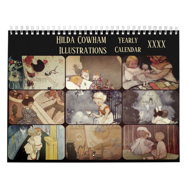 Calendario Ilustraciones de época Hilda Cowham Victorian (Tapa)