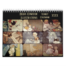 Calendario Ilustraciones de época Hilda Cowham Victorian