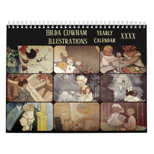 Calendario Ilustraciones de época Hilda Cowham Victorian
